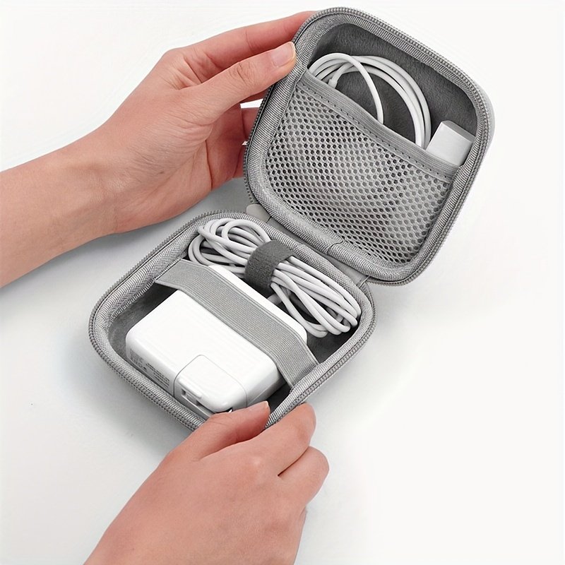 Oxford Fabric EVA Charger Storage Bag Portable Cable Organizer Case for Apple Accessories