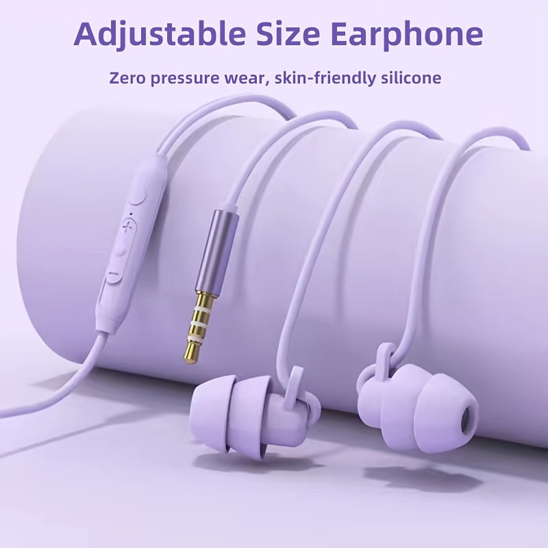 ASMR Noise-Cancelling Wired In-Ear Earphones with Noise Reduction