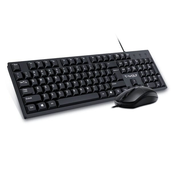 Wired Keyboard And Mouse Set for PC Laptop Office Esports Gaming