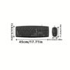 Business Silent Wireless Keyboard & Mouse Combo Set for Office & Home Use