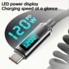 USB-A to Type-C Fast Charging Data Cable for Smartphones & Tablets