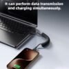 USB-A to Type-C Fast Charging Data Cable for Smartphones & Tablets