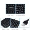 Wired Keyboard And Mouse Set for PC Laptop Office Esports Gaming